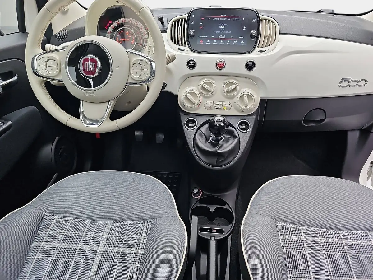 FIAT 500 1.2 8V LOUNGE KLIMA PANO GRA
