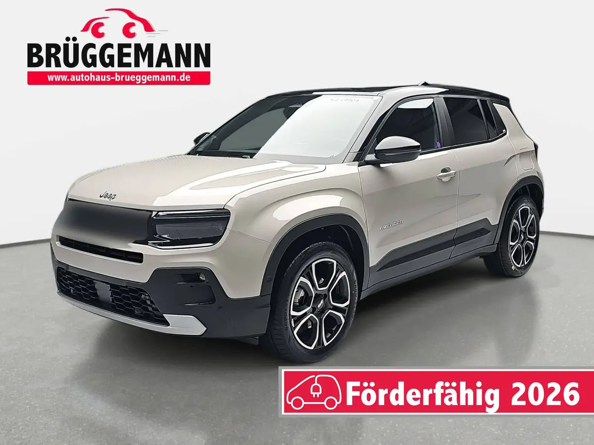JEEP AVENGER FÖRDERFÄHIG ELEKTRO SUMMIT MJ26 LEDERSITZE INFOTAINMENT & KOMFORTPAKET