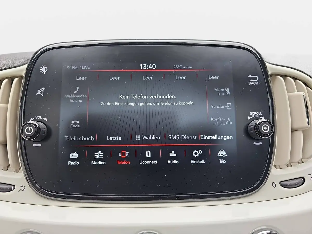 FIAT 500 1.2 8V LOUNGE KLIMA PANO GRA